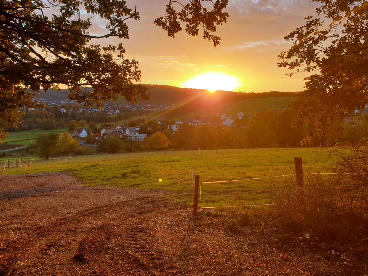 Andinas Ferienwohnung in ruhiger Lage direkt am Wald Wilnsdorf Exterior foto